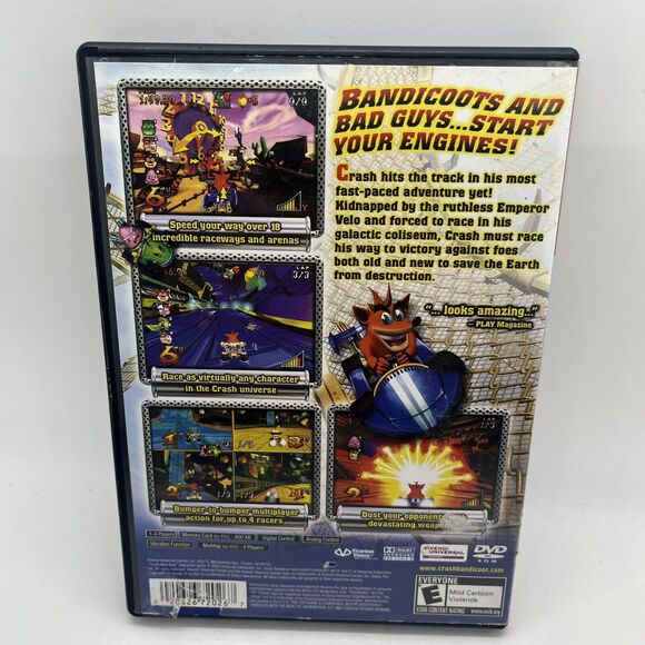 Crash Nitro Kart Sony PlayStation 2, 2003 PS2 Complete with Manual - Tested - Picture 3 of 9